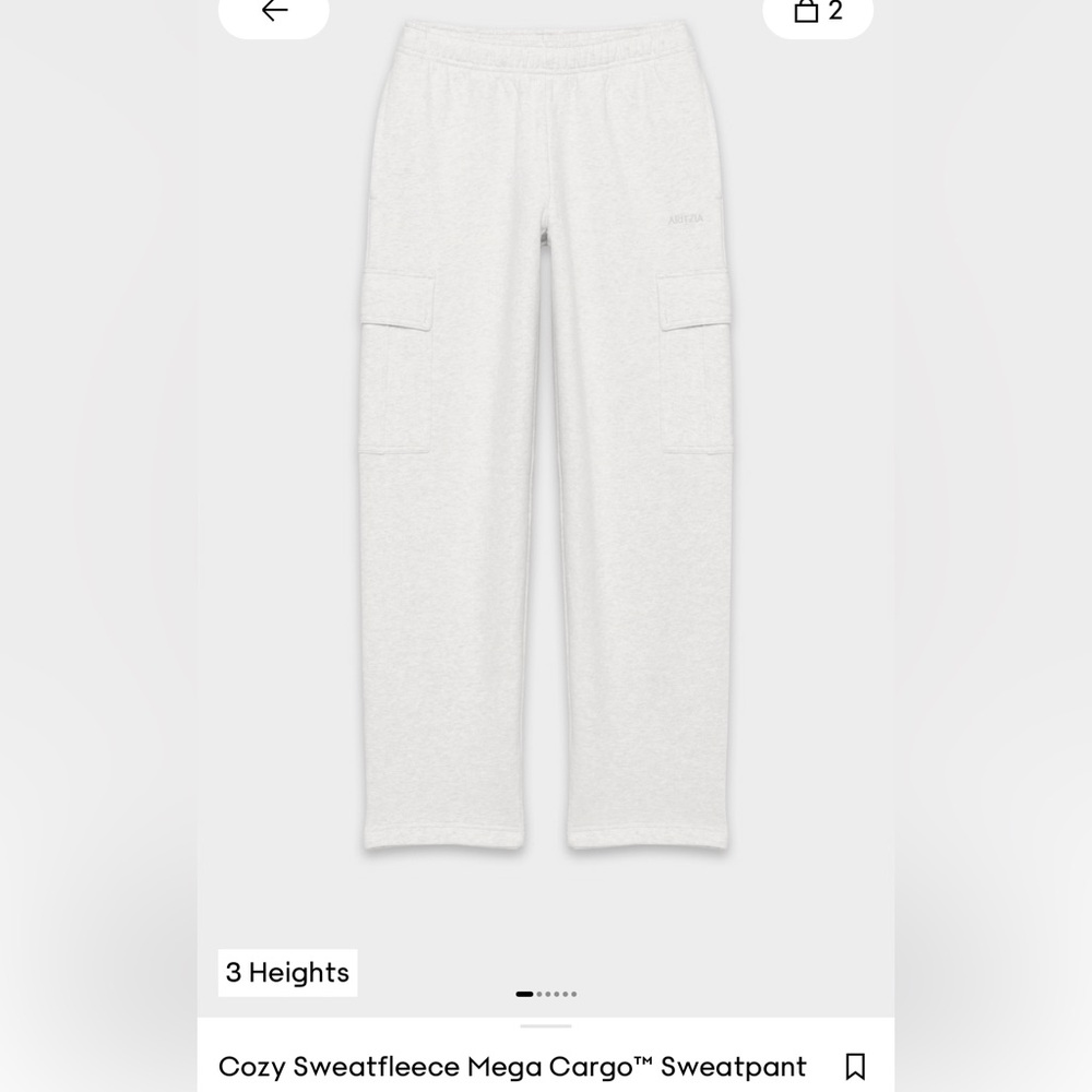 TNA sweatfleece cargo sweats